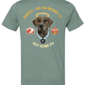 Hazy Hound T-Shirt Heather Dusty Blue